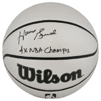 Horace Grant Signed NBA Platinum Basketball Inscribed "4x NBA Champ" (Schwartz) at PristineAuction.com