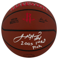 Luther Head Signed Rockets Logo NBA Basketball Inscribed "2005 1st RD Pick" (Schwartz) at PristineAuction.com
