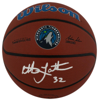 Christian Laettner Signed Timberwolves Logo NBA Basketball (Schwartz) at PristineAuction.com