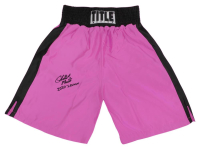 Christy Martin Signed Title Boxing Trunks Inscribed "2020 IB HOF" (Schwartz) at PristineAuction.com