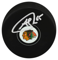Andrew Shaw Signed Blackhawks Logo Hockey Puck (Schwartz) at PristineAuction.com