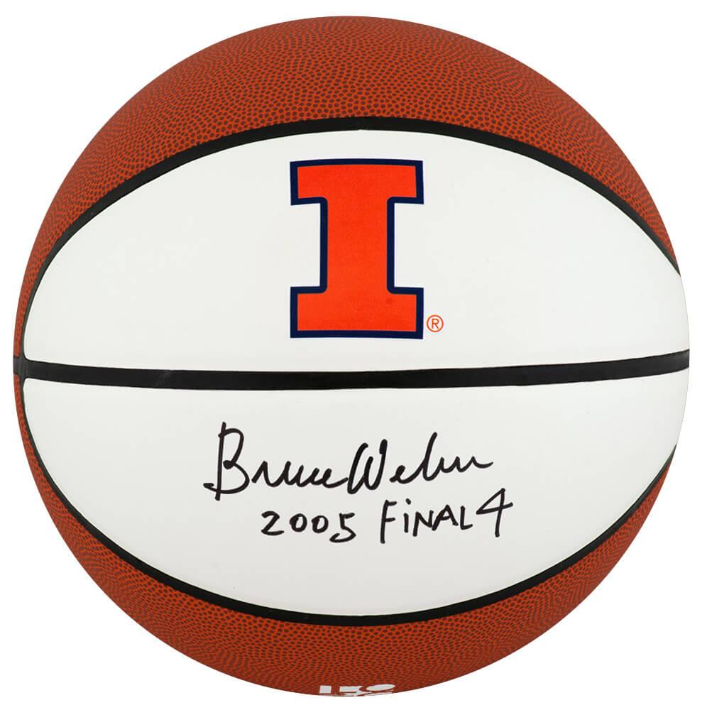 Bruce Weber Signed Illinois Fighting Illini Logo Basketball Inscribed "2005 Final 4" (Schwartz) at PristineAuction.com Bruce Weber Signed Illinois Fighting Illini Logo Basketball Inscribed "2005 Final 4" (Schwartz) at PristineAuction.com