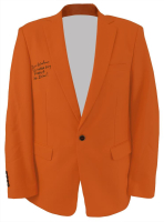 Bruce Weber Signed Orange Blazer Sport Jacket Inscribed "2005 NCAA COY" & "Final 4" & "Go Illini" (Schwartz) at PristineAuction.com