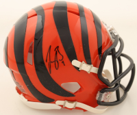 Joe Burrow Signed Bengals Speed Mini Helmet (Fanatics) at PristineAuction.com