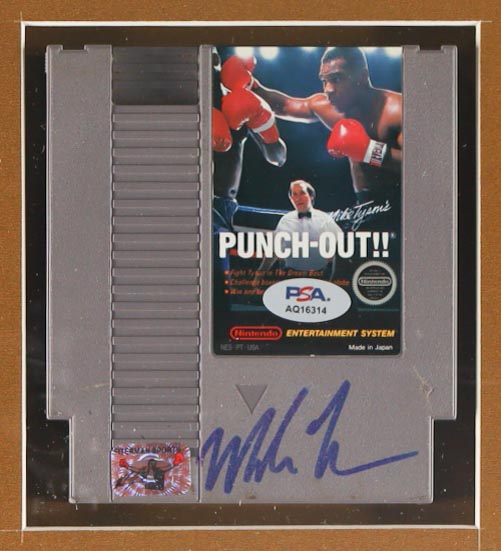 Mike Tyson Signed Custom Framed 1987 "Nintendo: Punch Out" Display with "Nintendo: Punch Out" Cartridge (Tyson & PSA) at PristineAuction.com Mike Tyson Signed Custom Framed 1987 "Nintendo: Punch Out" Display with "Nintendo: Punch Out" Cartridge (Tyson & PSA) at PristineAuction.com