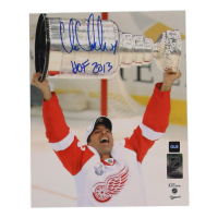 Chris Chelios Signed Red Wings 8x10 Photo Inscribed "HOF 2013" (COJO) at PristineAuction.com