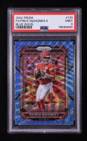 Patrick Mahomes II 2022 Panini Prizm Prizms Blue Wave #139 #153/199 (PSA 9) at PristineAuction.com