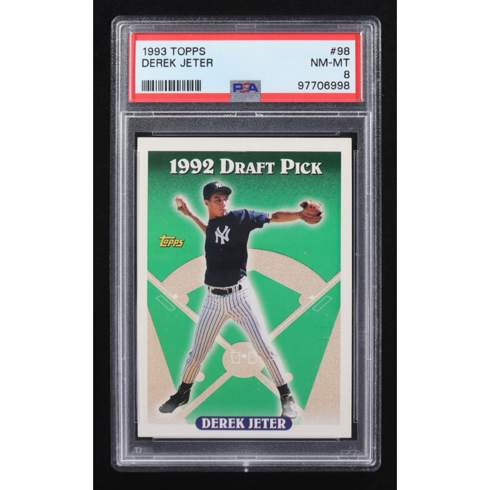 Derek Jeter 1993 Topps #98 RC (PSA 8) at PristineAuction.com