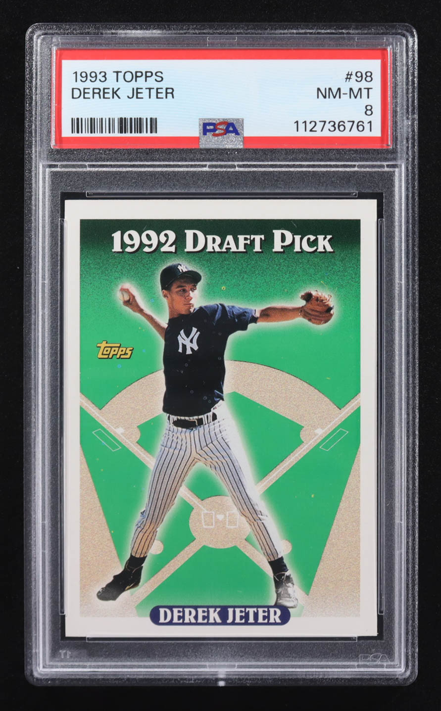 Derek Jeter 1993 Topps #98 RC (PSA 8) at PristineAuction.com Derek Jeter 1993 Topps #98 RC (PSA 8) at PristineAuction.com