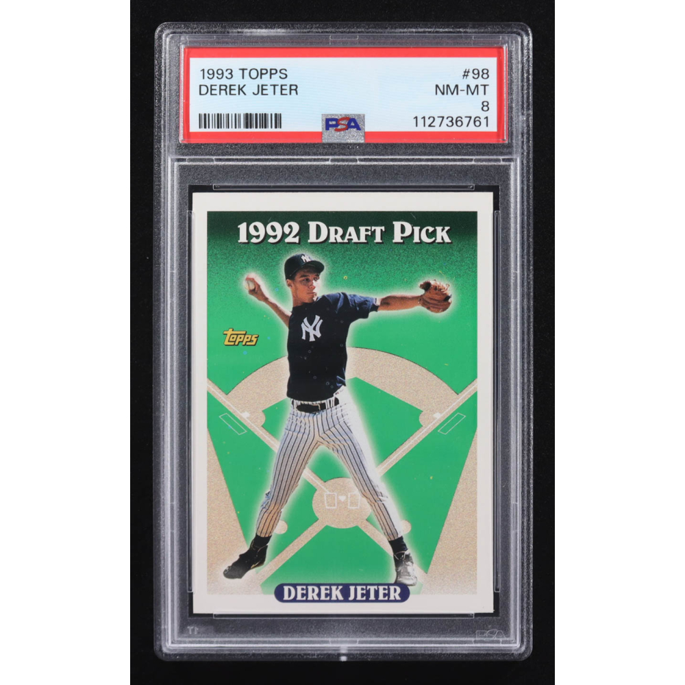Derek Jeter 1993 Topps #98 RC (PSA 8) at PristineAuction.com