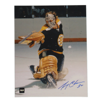 Gerry Cheevers Signed Bruins 8x10 Photo (COJO) at PristineAuction.com