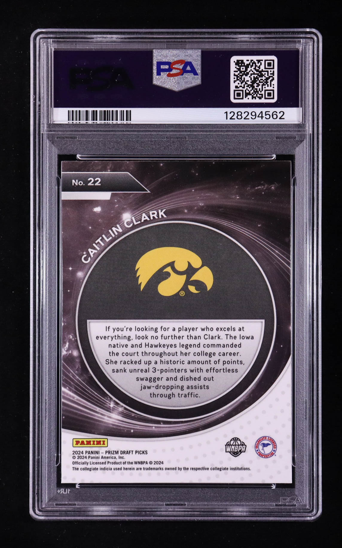 Caitlin Clark 2024-25 Panini Prizm Draft Picks Student Orientation #22 RC (PSA 10) at PristineAuction.com Caitlin Clark 2024-25 Panini Prizm Draft Picks Student Orientation #22 RC (PSA 10) at PristineAuction.com