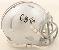 CJ Donaldson Signed Ohio State Buckeyes Speed Mini Helmet (Authentic Ink) at PristineAuction.com