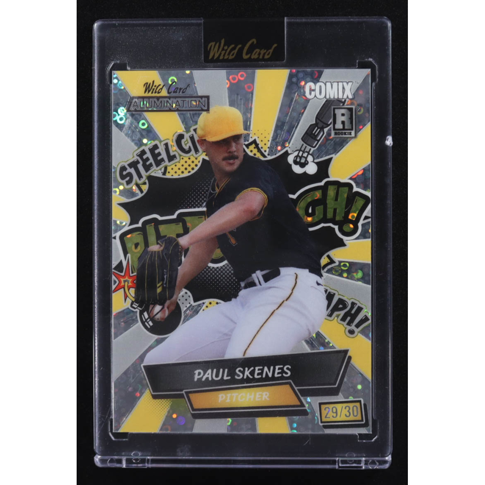 Paul Skenes 2024 Wild Card Alumination Comix #ACBP-PS2 RC #29/30 at PristineAuction.com