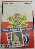 1985 Fleer Baseball Star Stickers Box Unopened Packs at PristineAuction.com