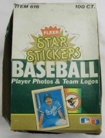 1984 Fleer Star Stickers Baseball MLB Unopened Box Packs at PristineAuction.com