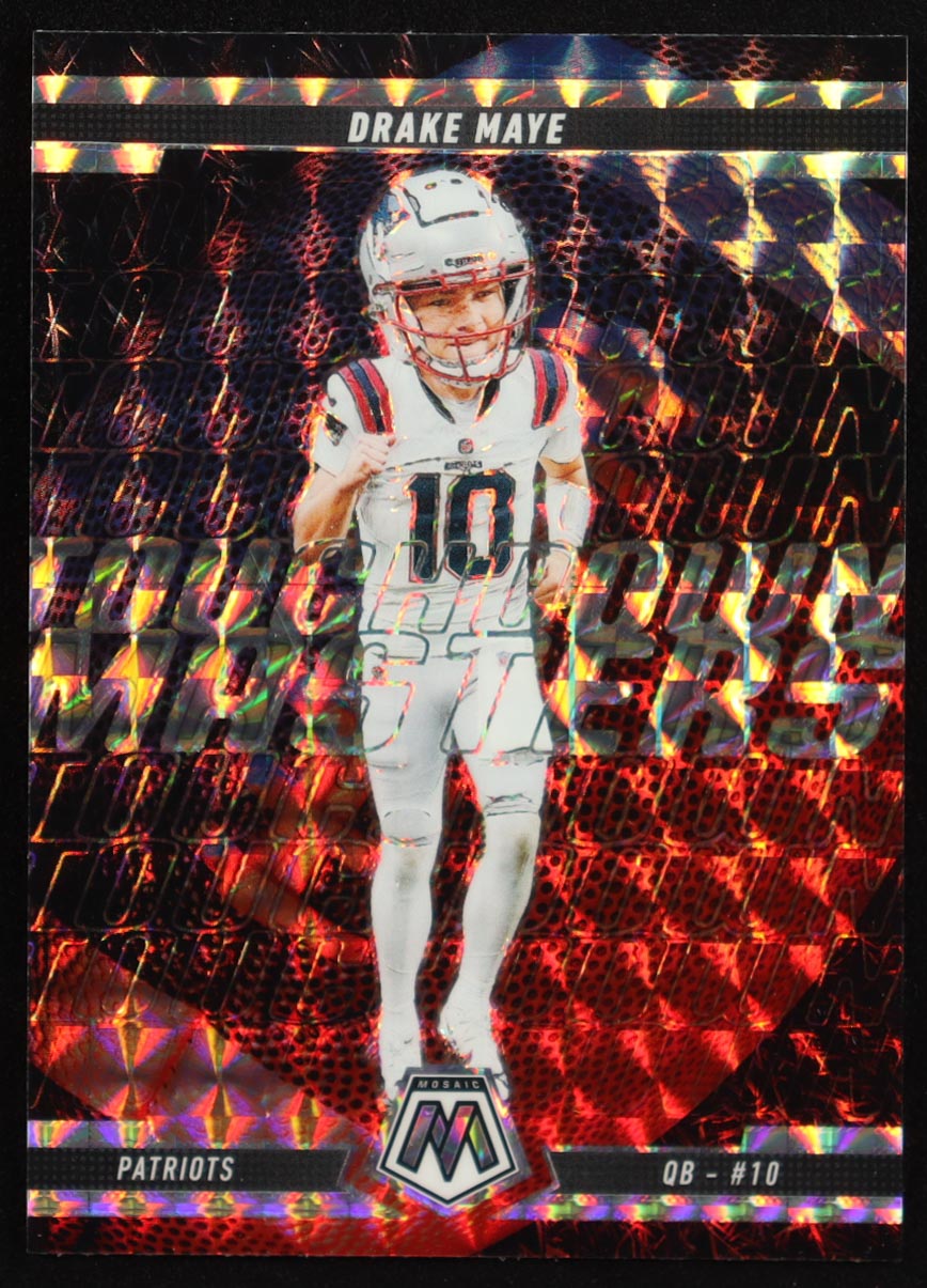 Drake Maye 2025 Panini Mosaic Touchdown Masters Mosaic #9 RC at PristineAuction.com Drake Maye 2025 Panini Mosaic Touchdown Masters Mosaic #9 RC at PristineAuction.com
