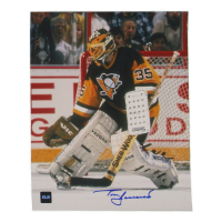 Tom Barrasso Signed Penguins 8x10 Photo (COJO) at PristineAuction.com