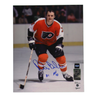 Bill Barber Signed Flyers 8x10 Photo Inscribed "HOF 90" (COJO) at PristineAuction.com