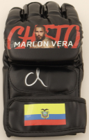 Marlon "Chito" Vera Signed Custom Ecuador MMA Fight Glove (PA) at PristineAuction.com
