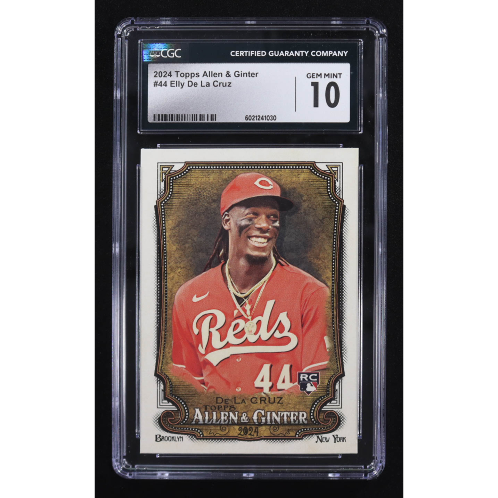 Elly De La Cruz 2024 Topps Allen & Ginter #44 RC (CGC 10) at PristineAuction.com