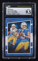 Justin Herbert 2020 Panini Donruss Rookie Gridiron Kings #RGK-JH RC (CSG 9.5) at PristineAuction.com