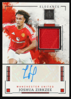Joshua Zirkzee 2024-25 Panini Impeccable English Premier League Elegance Jersey Autographs #1 #57/99 at PristineAuction.com