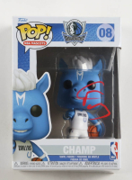 Cooper Flagg Signed Mavericks #08 Champ Funko Pop! Vinyl Figure (AutographCOA) at PristineAuction.com