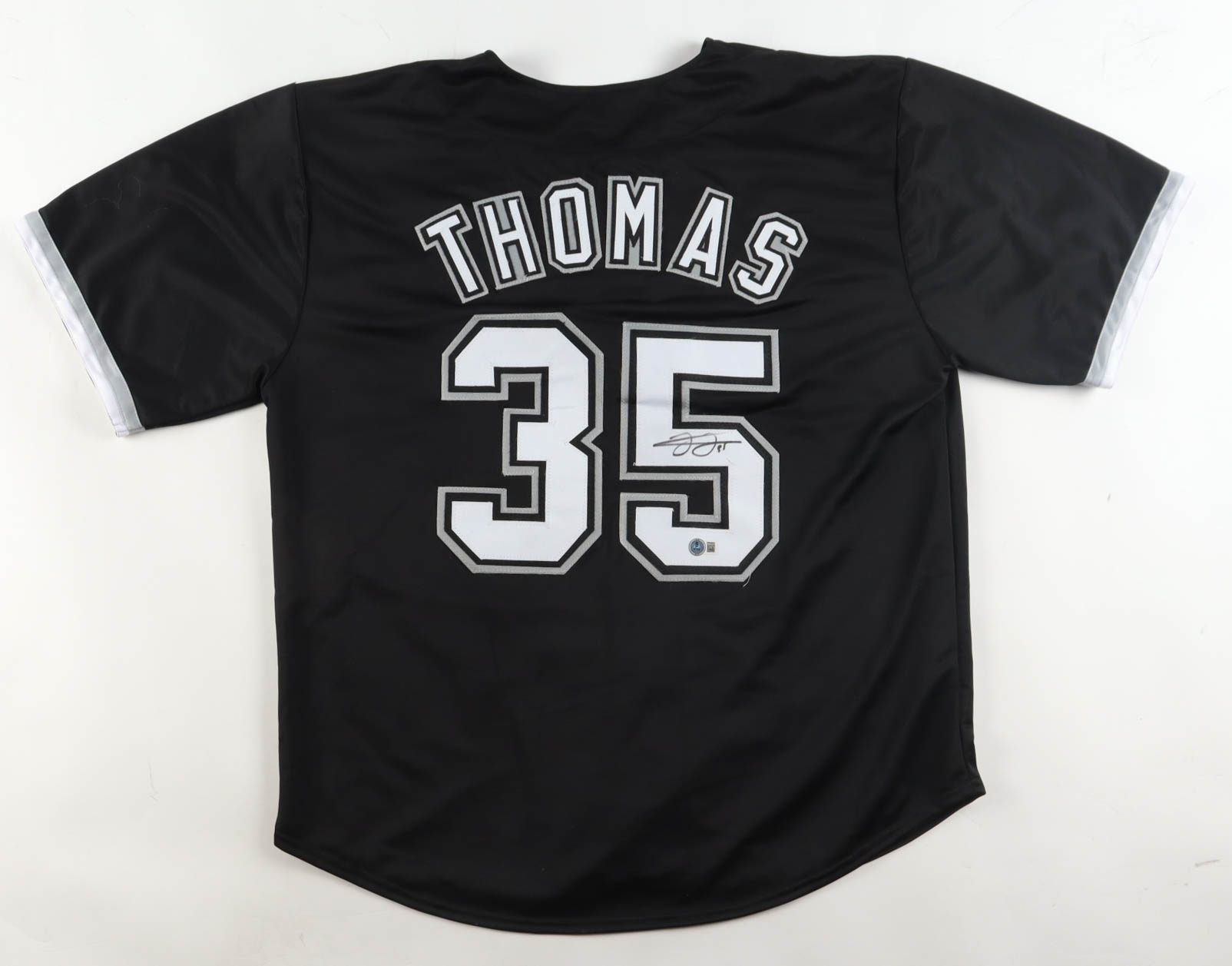 Frank Thomas Signed Jersey (Beckett) at PristineAuction.com Frank Thomas Signed Jersey (Beckett) at PristineAuction.com