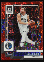 Luka Doncic 2022-23 Donruss Optic Fast Break Red #160 #40/75 at PristineAuction.com