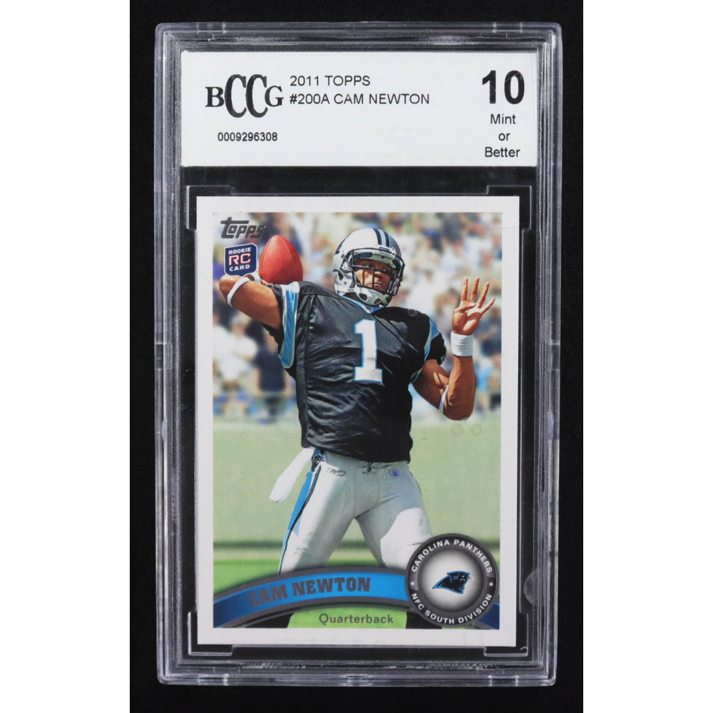 Cam Newton 2011 Topps #200A RC (BCCG 10) at PristineAuction.com