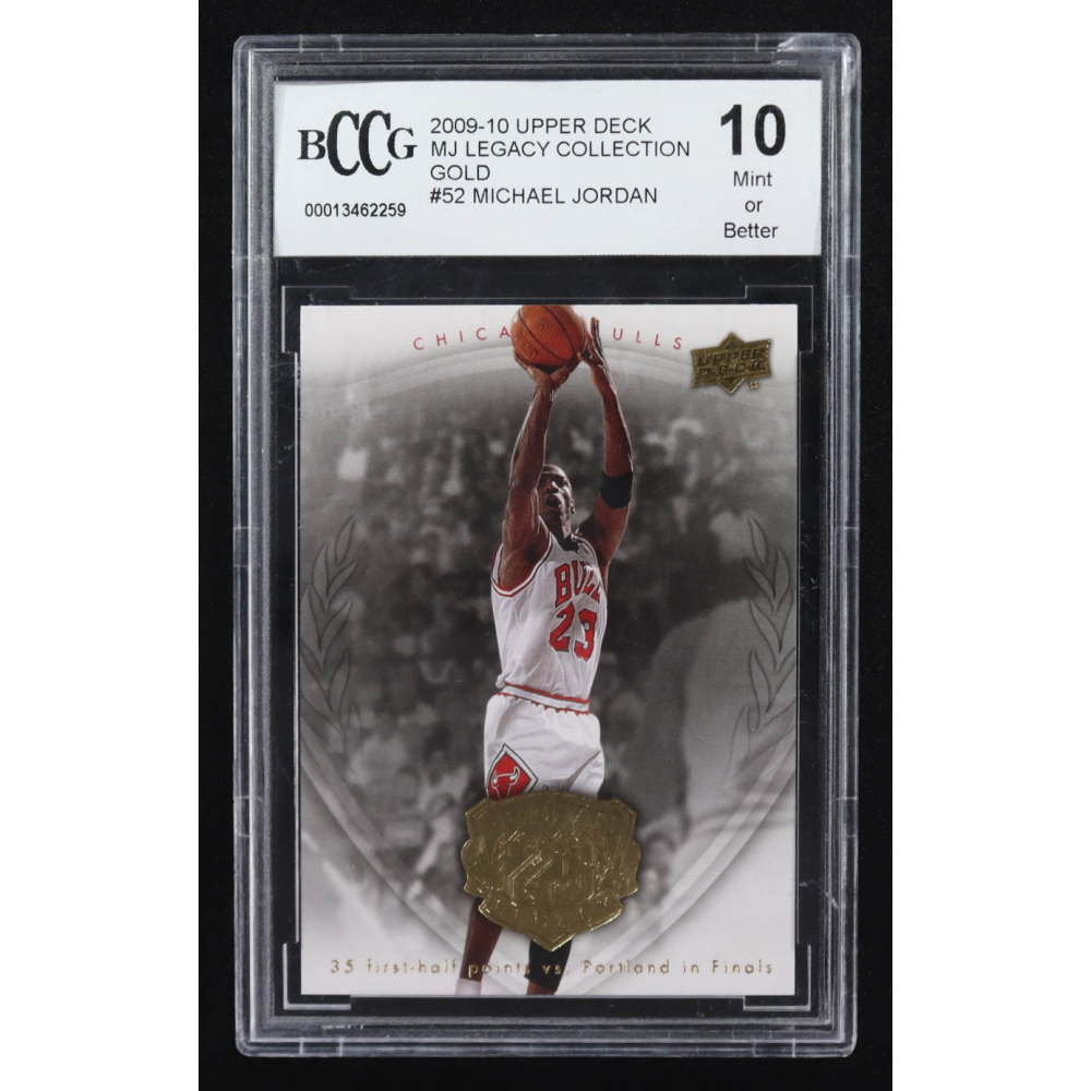 Michael Jordan 2009-10 Upper Deck MJ Legacy Collection Gold #52 (BCCG 10) at PristineAuction.com