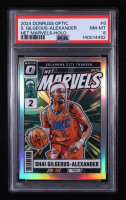 Shai Gilgeous-Alexander 2024-25 Donruss Optic Net Marvels Holo #8 (PSA 8) at PristineAuction.com