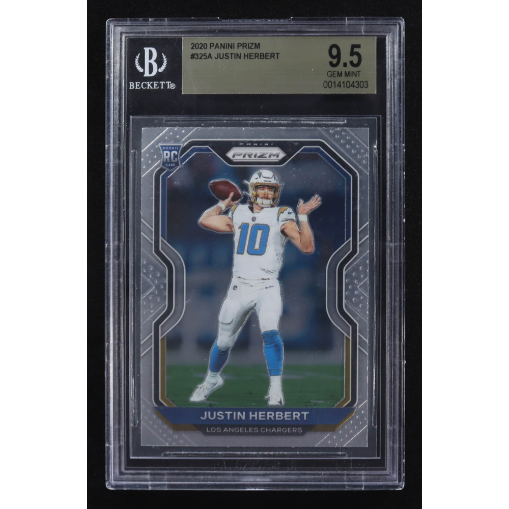 Justin Herbert 2020 Panini Prizm #325A RC (BGS 9.5) at PristineAuction.com