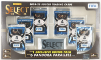 2024-25 Panini Select FIFA Soccer Bundle Box With (6) Packs at PristineAuction.com