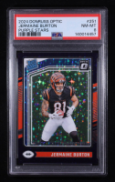 Jermaine Burton 2024 Donruss Optic Purple Stars #251 #12/15 RR RC (PSA 8) at PristineAuction.com