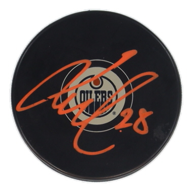 Jack Roslovic Signed Oilers Logo Hockey Puck (JSA) at PristineAuction.com Jack Roslovic Signed Oilers Logo Hockey Puck (JSA) at PristineAuction.com
