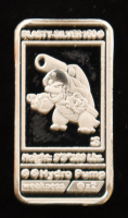 Blastoise Poke-Gram 1g .999 Silver Bullion Bar at PristineAuction.com