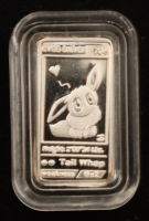 Eevee Poke-Gram 1g .999 Silver Bullion Bar at PristineAuction.com