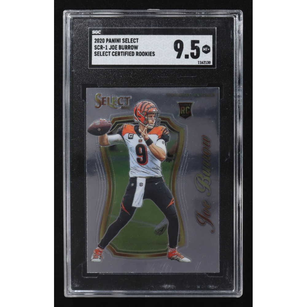 Joe Burrow 2020 Panini Select Certified Rookies #SCR-1 RC (SGC 9.5) at PristineAuction.com
