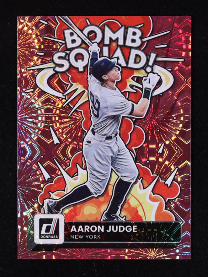 Aaron Judge 2022 Donruss Bomb Squad Pink Fireworks #6 at PristineAuction.com Aaron Judge 2022 Donruss Bomb Squad Pink Fireworks #6 at PristineAuction.com