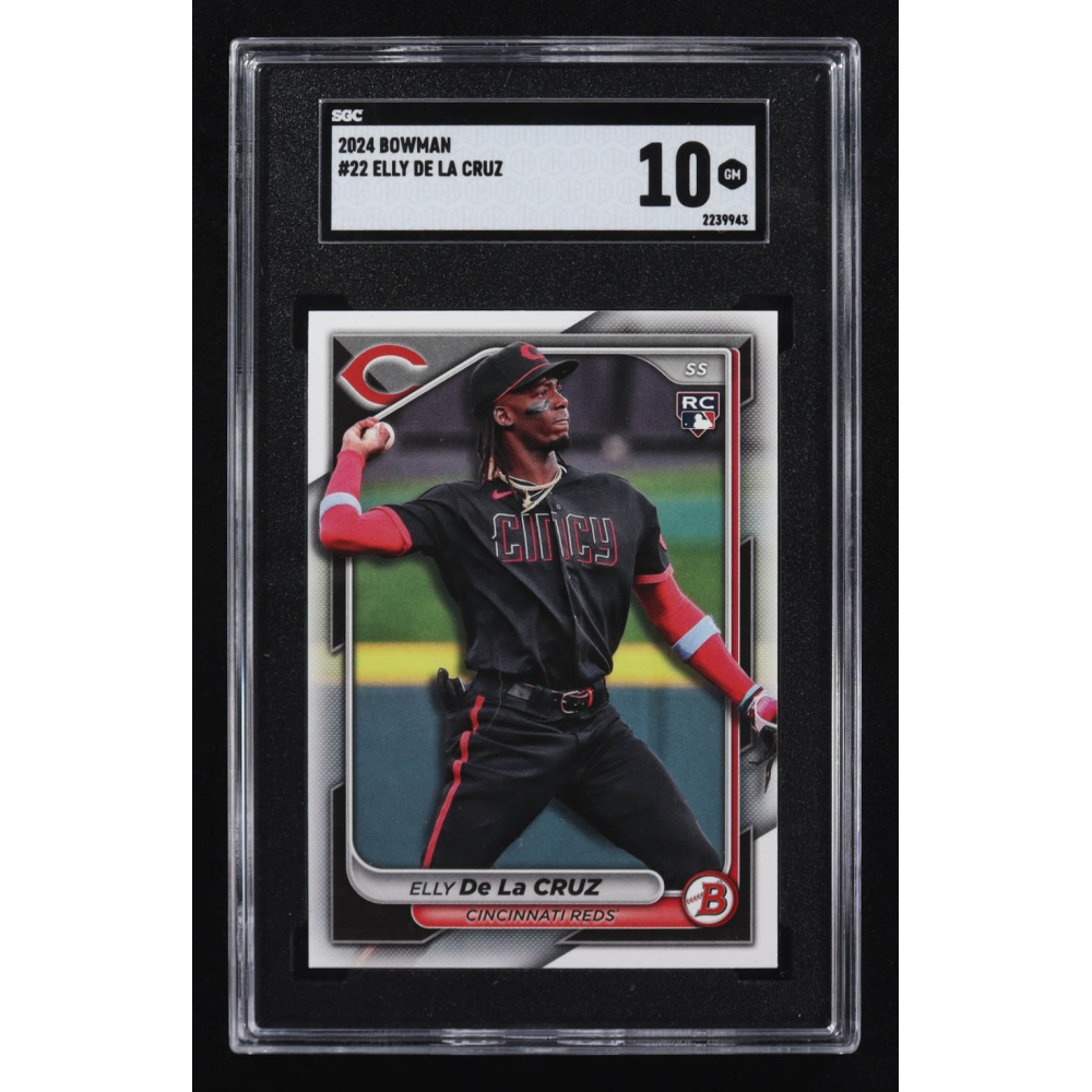 Elly De La Cruz 2024 Bowman #22 RC (SGC 10) at PristineAuction.com