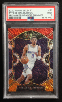 Tyrese Haliburton 2020-21 Select Prizms Red White Orange Shimmer #72 RC (PSA 9) at PristineAuction.com