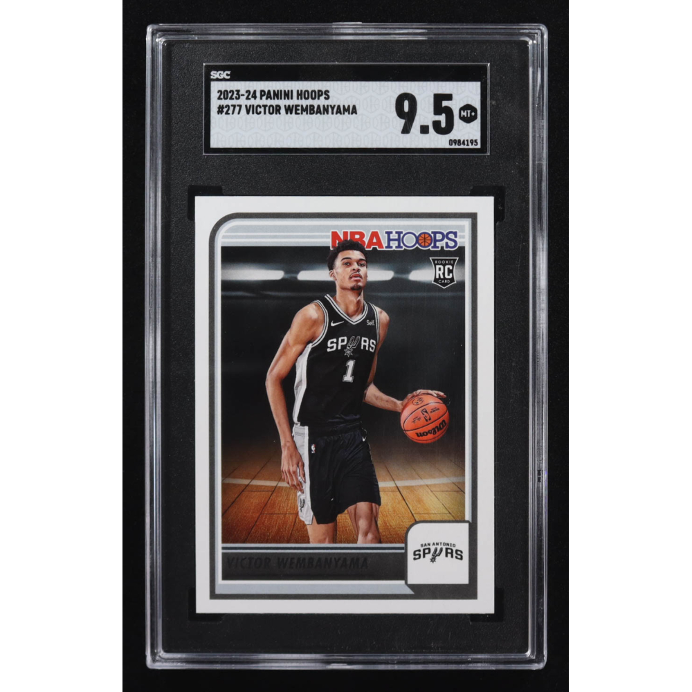 Victor Wembanyama 2023-24 Panini NBA Hoops #277 RC (SGC 9.5) at PristineAuction.com