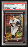 Paul Skenes 2025 Bowman Chrome Bowman Mega Box Burgandy Refractors #30 #033/275 (PSA 10) at PristineAuction.com