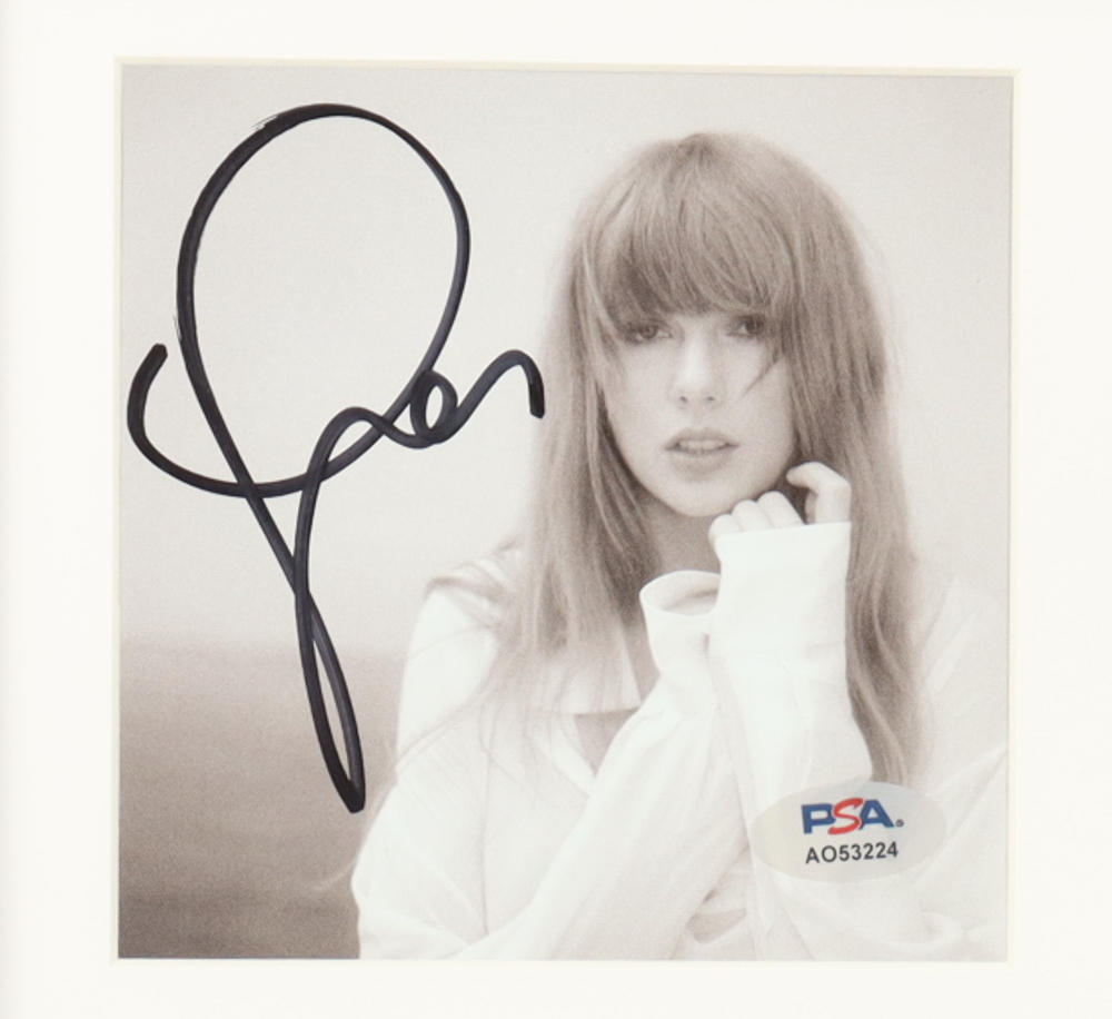Taylor Swift Signed Custom Framed "The Tortured Poets Department" CD Album Insert Display with Disc (PSA) at PristineAuction.com Taylor Swift Signed Custom Framed "The Tortured Poets Department" CD Album Insert Display with Disc (PSA) at PristineAuction.com