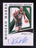 Khris Middleton 2020-21 Immaculate Collection Modern Marks Autographs #2 #35/49 at PristineAuction.com