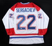 Mikhail Sergachev Signed Jersey Inscribed "2016 9th Pick" (JSA) at PristineAuction.com