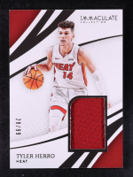 Tyler Herro 2020-21 Immaculate Collection Remarkable Jerseys #18 #28/99 at PristineAuction.com