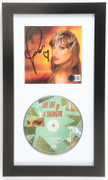 Taylor Swift Signed Custom Framed "The Life Of A Showgirl" CD Insert Display with Disc (Beckett) at PristineAuction.com